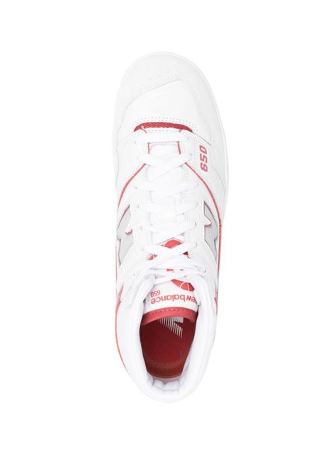 Sneakers basse 650 in bianco e arancione - uomo NEW BALANCE | BB650RWFWHT